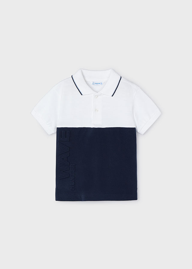 Polo Wave Combinado Navy Mayoral