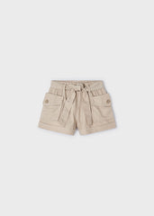 Short Bolsillos Beige