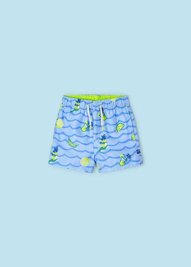 Bermuda De Baño Frutas Azul Mayoral