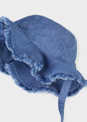 Pava Moño Flecos Denim Mayoral Detalles