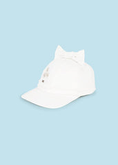 Gorra Detalle Moño Blanca