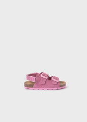 Sandalias Doble Hebilla Velcro Rosa Mayoral Estilo