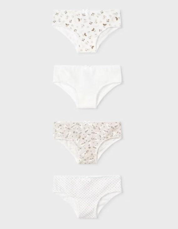 Set 4 Pantys Puntos Oveja Beige Mayoral