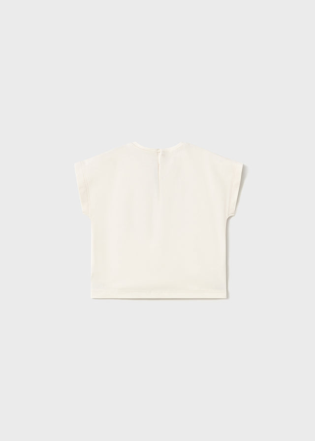 Blusa Detalle Croché Blanco Mayoral diseño