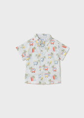 Camisa Estampado Palmeras Mayoral