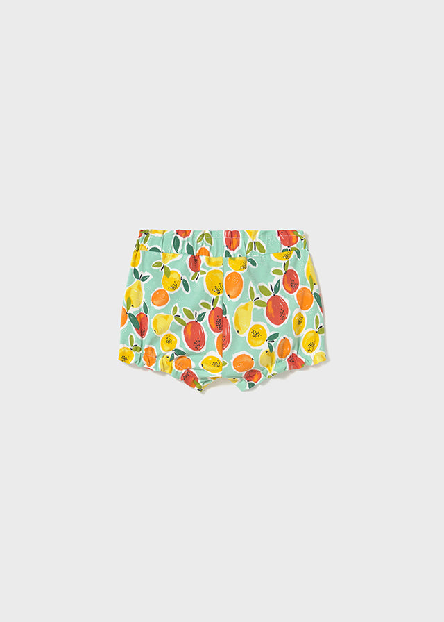 Shorts Frutas Verde Mayoral diseño