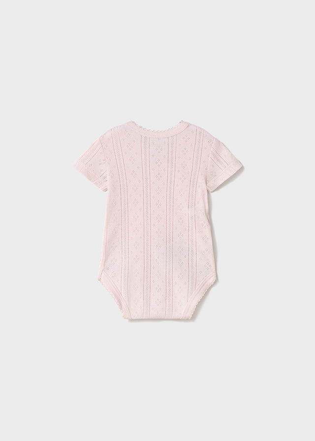 Body Basico Calado Rosa Mayoral diseño