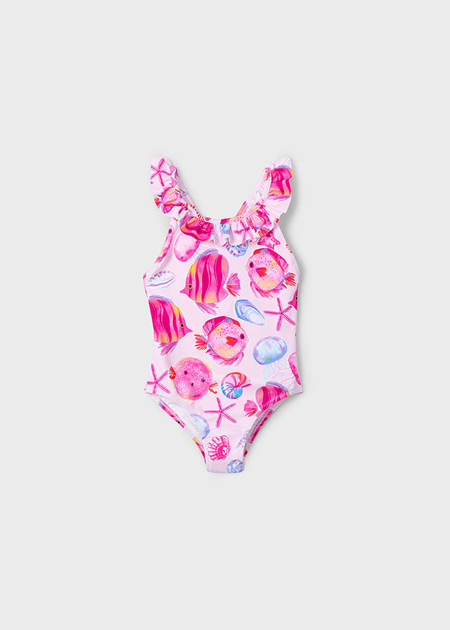 Vestido de Baño Peces Fucsia Mayoral
