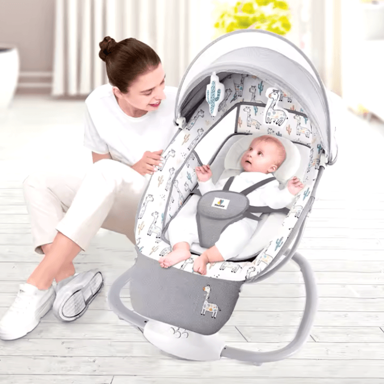 Silla Mecedora 3 en 1 Multifuncional Mastela Jirafa Bebé