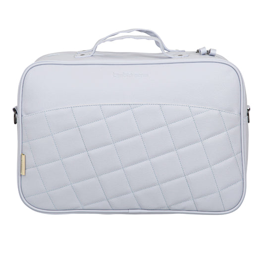 Bolso Pañalera Con Cambiador Rom­bos Azul Bimbidreams