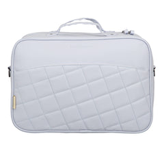 Bolso Pañalera Con Cambiador Rom­bos Azul Bimbidreams