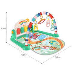 Gimnasio Para Bebé Piano Arcoíris Pista