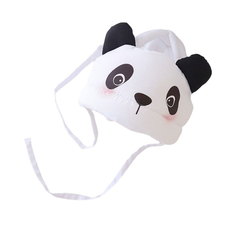 Casco De Gateo Acolchado Estampado Animales Panda