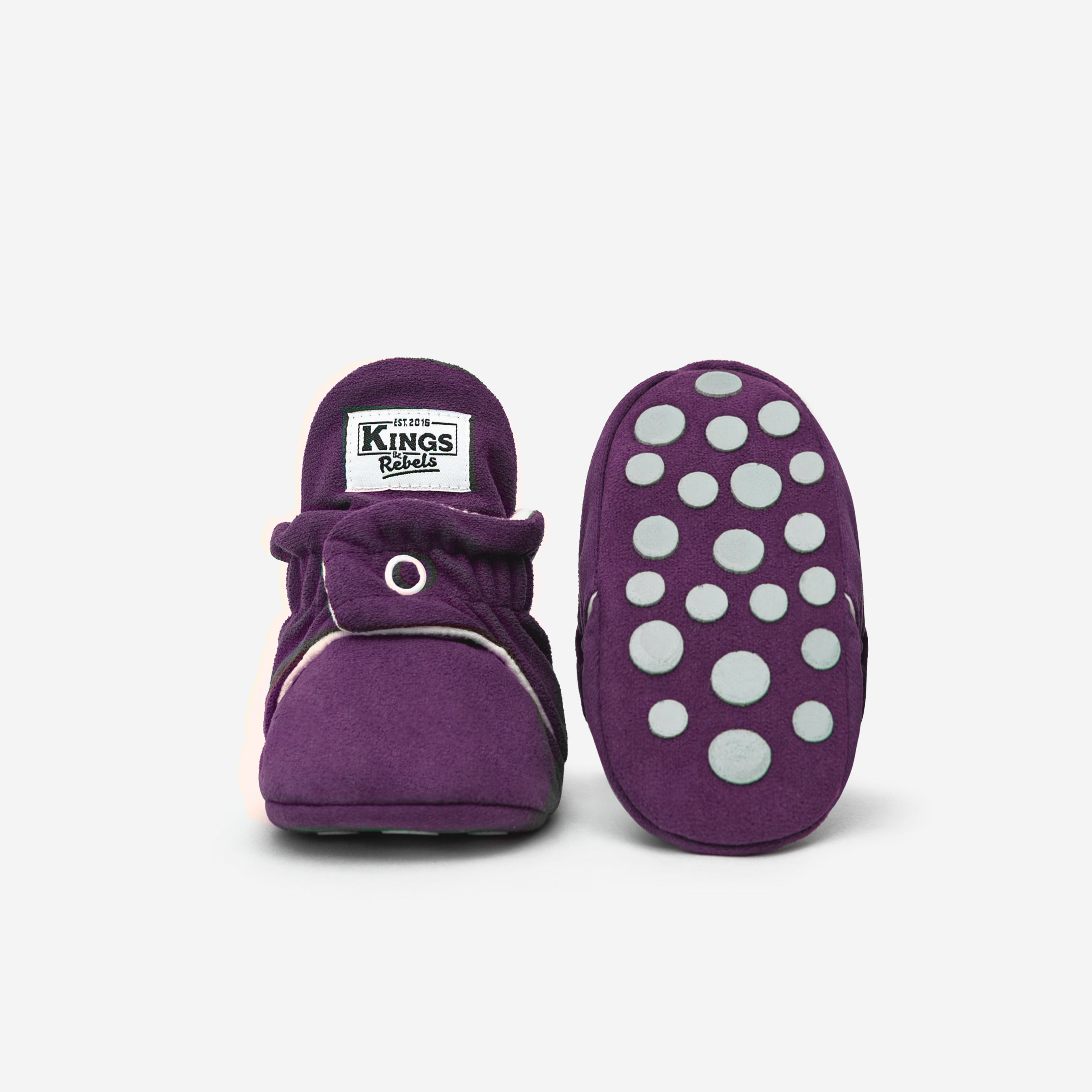 Botas Gamuza Gripper Berry Kings & Rebels 12M/24M