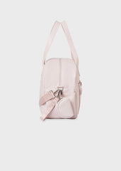 Bolso Pañalera Flecos Baby Pink