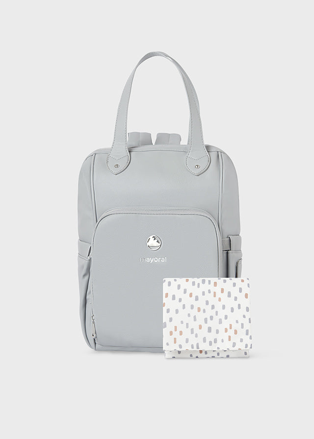 Pañalera Morral Con Cambiador Gris Mayoral