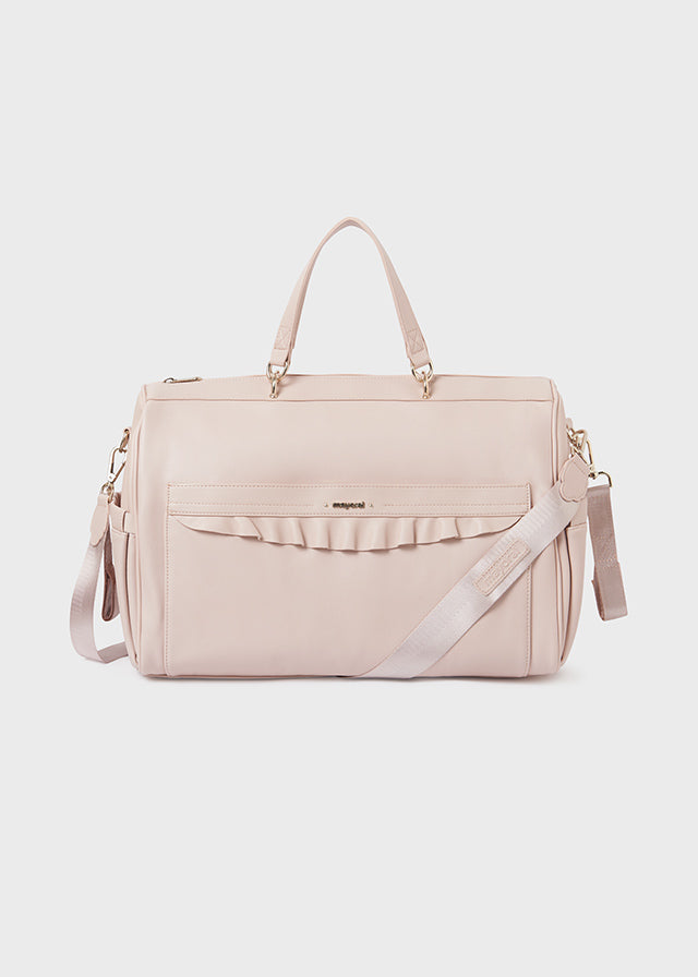 Bolso Pañalera Volantes Light Pink Mayoral