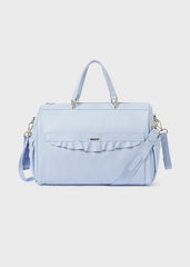 Bolso Pañalera Volantes Baby Blue Mayoral