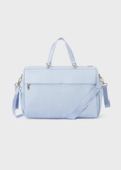 Bolso Pañalera Volantes Baby Blue Mayoral Bolsillo