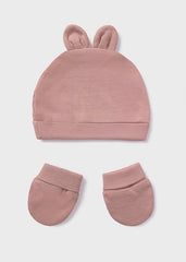 Set Gorro Y Manoplas Rosa