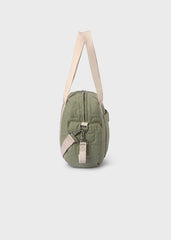 Bolso Pañalera Acolchado Osos Verde