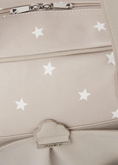 Bolso Pañalera De Estrellas Beige Mayoral Detalles