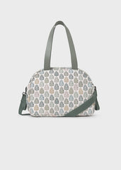 Bolso Pañalera Estampado Hojas Verde Mayoral estilo 