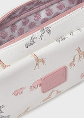Neceser Estampado Safari Rosa Mayoral detalle 