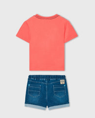 Conjunto Bermuda Leon Boboli Niño