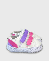 Tenis Velcro Lila Rosa Melosos