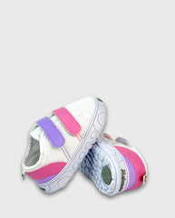 Tenis Velcro Lila Rosa Melosos Moda