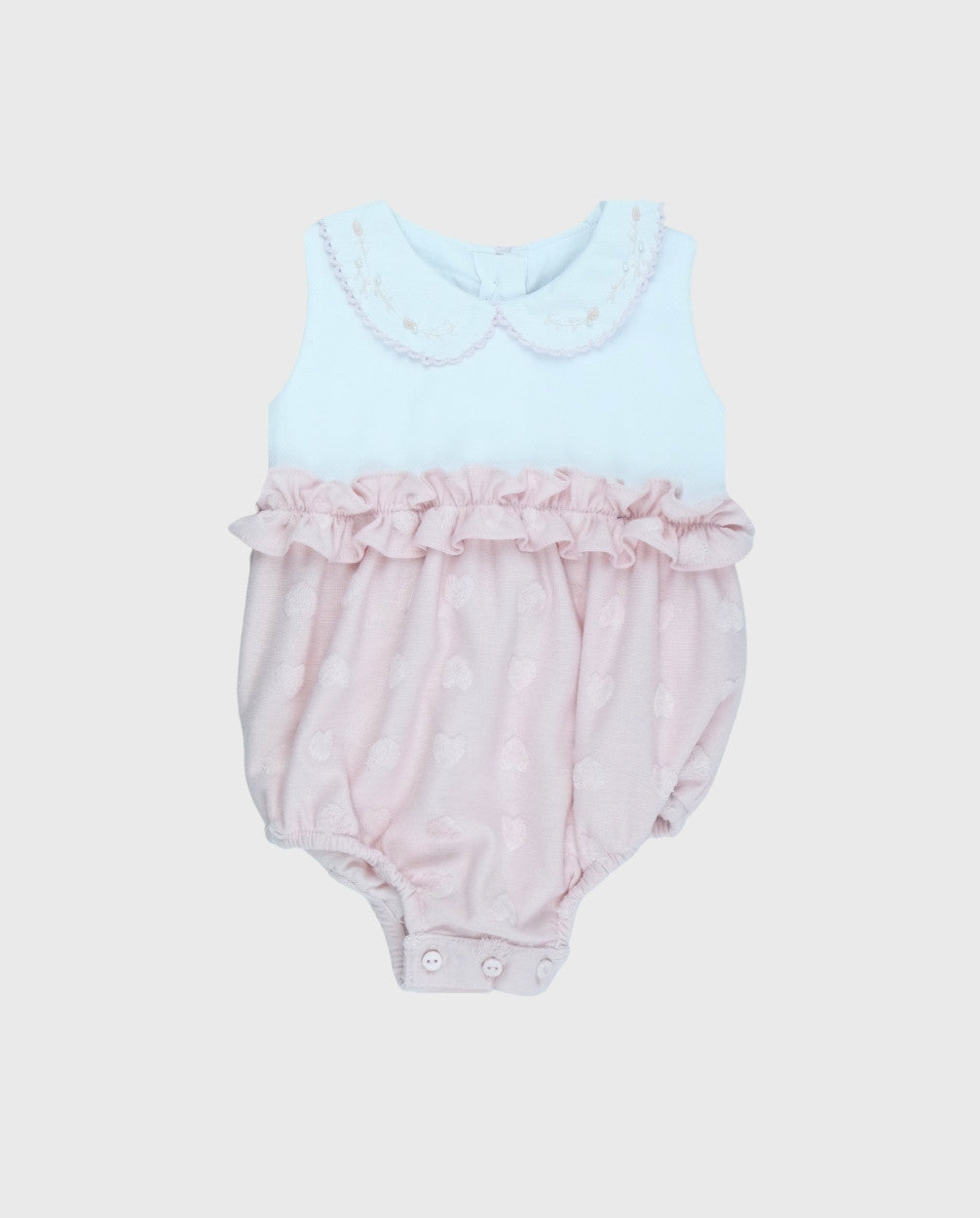 Body Cuello Corazones Rosa