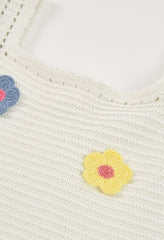 Conjunto Short Blusa Tejido Flores Boboli