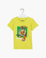 Camsieta Estampado Tigre Verde