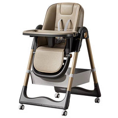 Silla Comedor de Lujo Plegable Beige