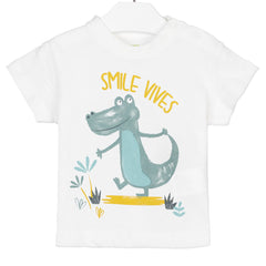 Camiseta Estampada Smile Vives Cocodrilo