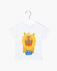Camiseta Estampado León Be Brave
