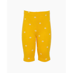 Leggins Estampado Margaritas Amarillo