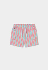Conjunto Short Rayas Playa Azul Boboli