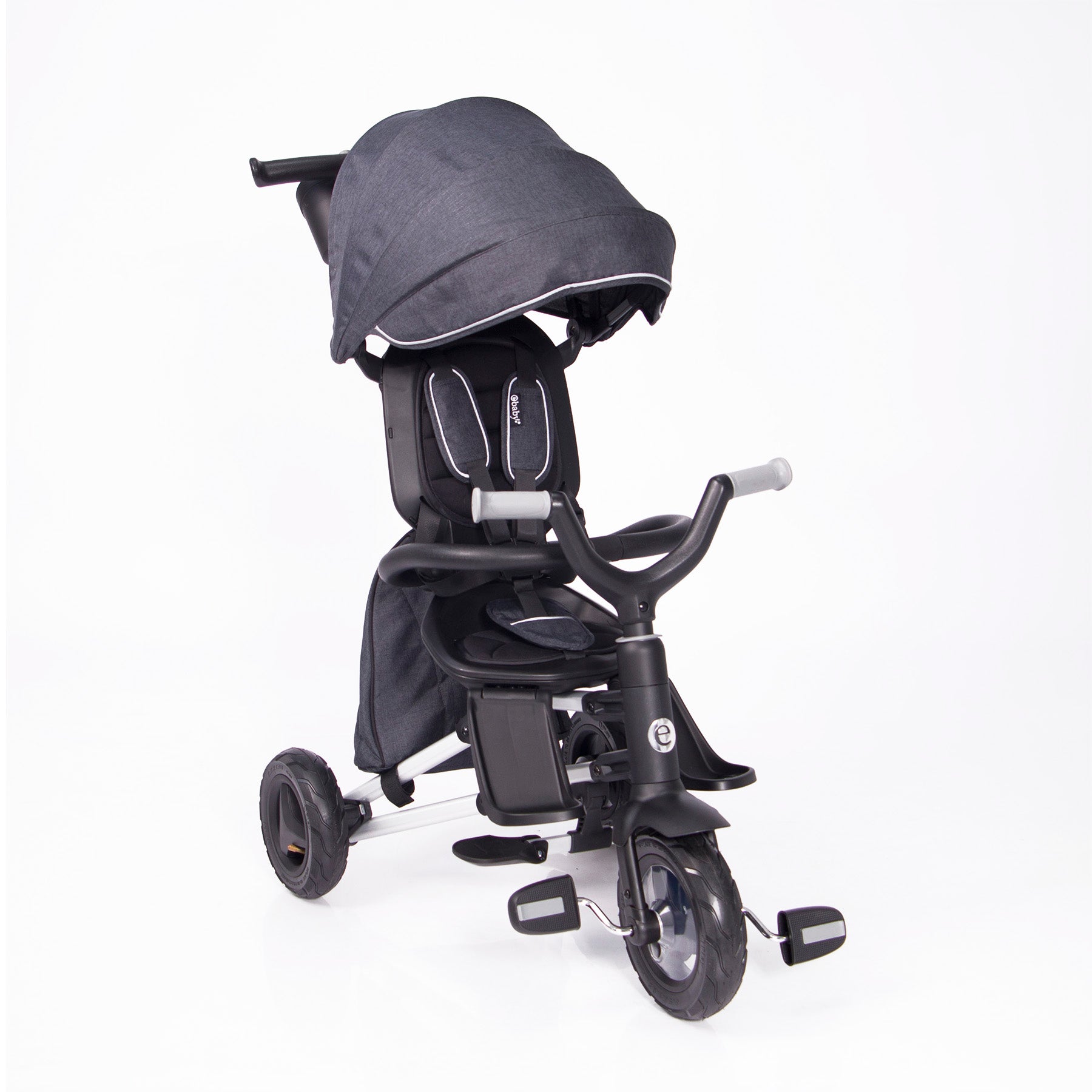 Triciclo Paseador Plegable Nova Gris Ebaby
