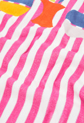 Toalla Capota Estampado Manzanas Combinado Boboli detalle
