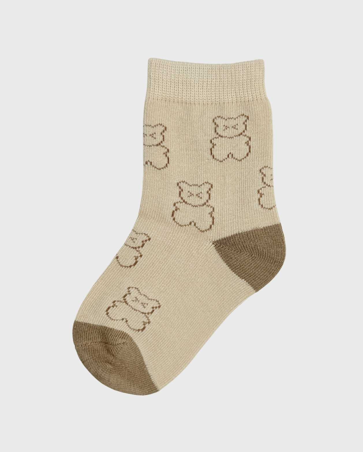 Medias Para Bebé Niño Largas Estilo Oso Moda