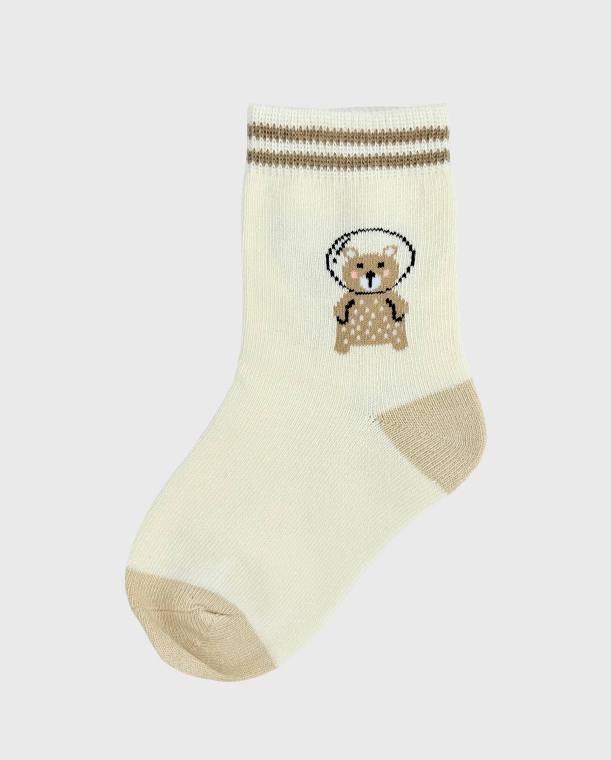 Medias Para Bebé Niño Largas Estilo Oso Astronauta