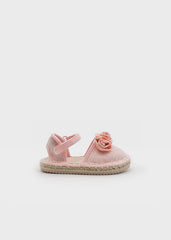 Baleta Yute Flores Rosa Mayoral