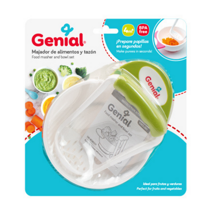 Bowl Con Majador Para Alimentos