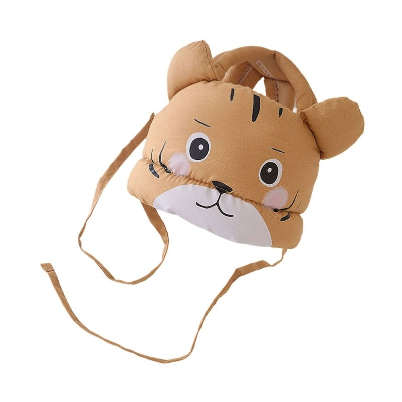 Casco De Gateo Acolchado Estampado Animales Tigre