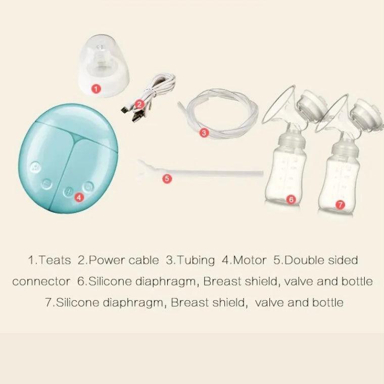 Extractor Eléctrico de Leche Materna Doble Blanco Características 