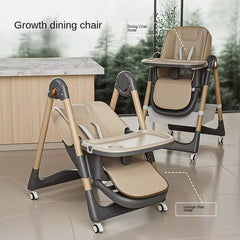 Silla Comedor de Lujo Plegable Beige Modelo