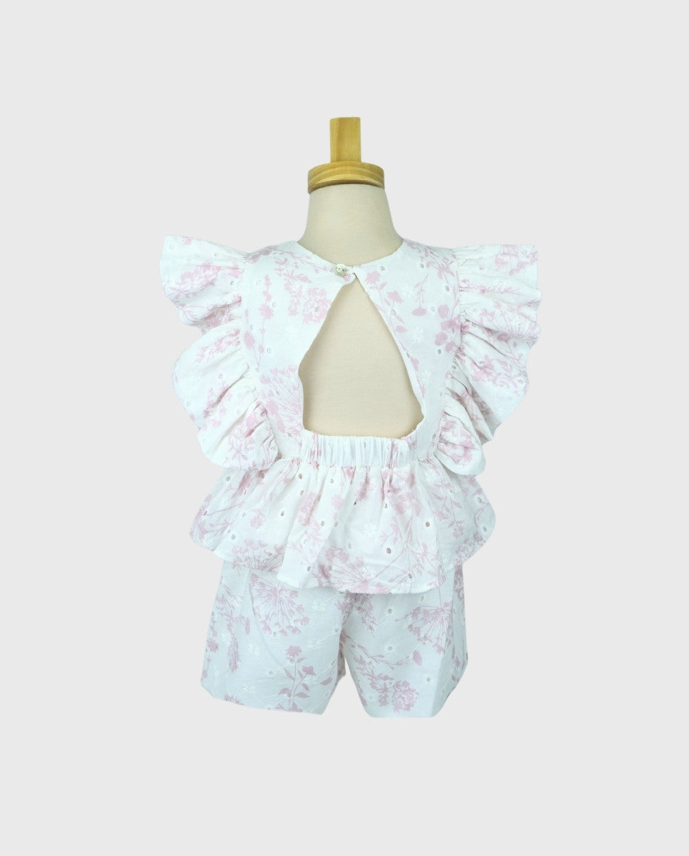 Conjunto Short Ojalillo Rosa Pink