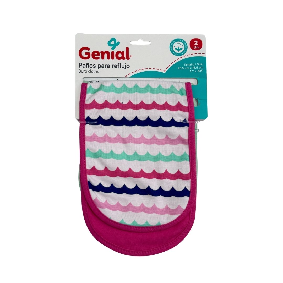 Set 2 Babitas Estampado Genial Rosado